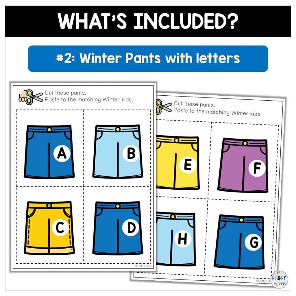 Fun Dress-Up Winter Letter Sorting for Literacy Activities 6 Fun Dress-Up Winter Letter Sorting for Literacy Activities 6