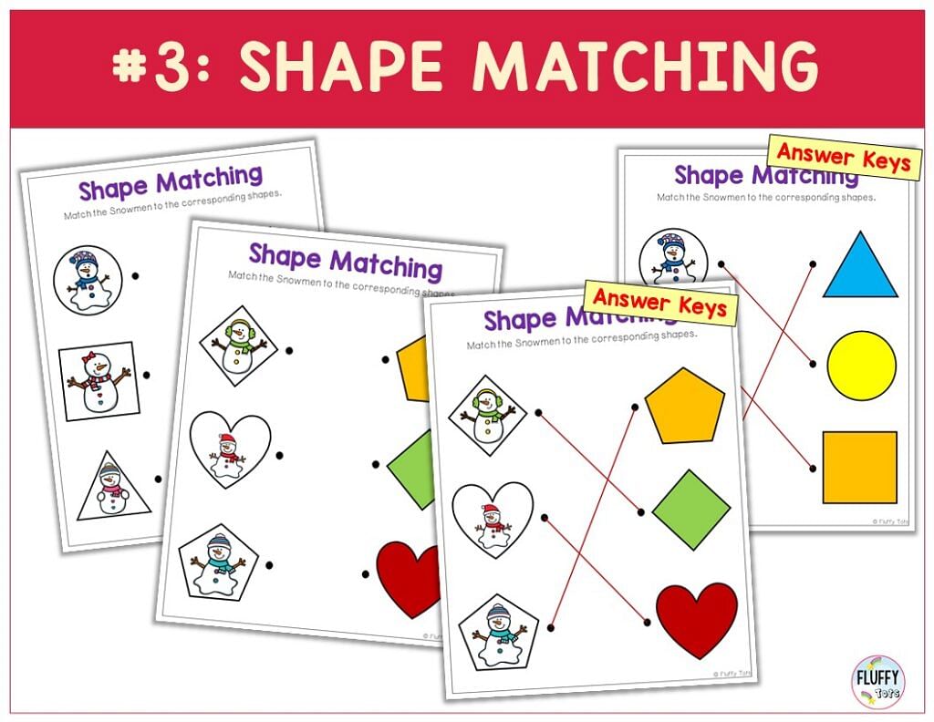 100+ Fun Pages of Snowman Math Preschool Worksheets with Answer Keys 5 100+ Fun Pages of Snowman Math Preschool Worksheets with Answer Keys 2
