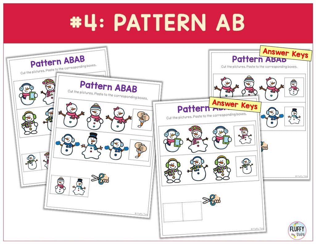 100+ Fun Pages of Snowman Math Preschool Worksheets with Answer Keys 6 100+ Fun Pages of Snowman Math Preschool Worksheets with Answer Keys 3