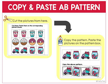 50+ Pages Fun Valentine's Day AB Pattern Worksheet 4 pattern worksheets for preschool
