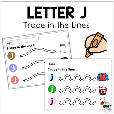 4 Exciting Letter J Tracing Worksheets 1 letter j tracing worksheets