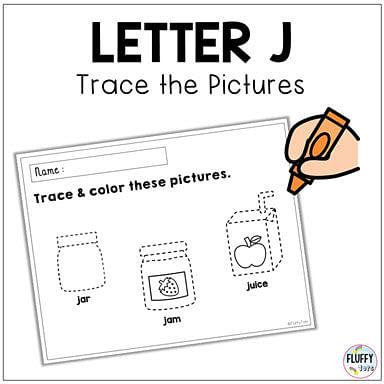 4 Exciting Letter J Tracing Worksheets 3 letter j preschool activities