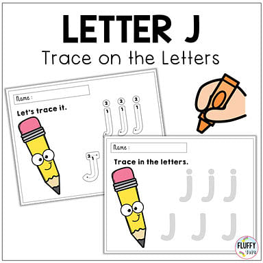 4 Exciting Letter J Tracing Worksheets 4 tracing letter j worksheets