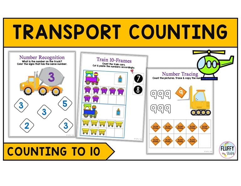 3 Fun Transportation Counting Activities That Will Wow Your Kids