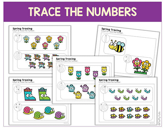60+ Pages Fun Spring Tracing Worksheets 6 tracing activities for preschoolers
