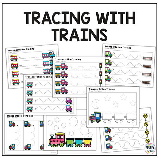50+ Pages Exciting Transportation Tracing Lines Worksheets 6 transportation worksheets