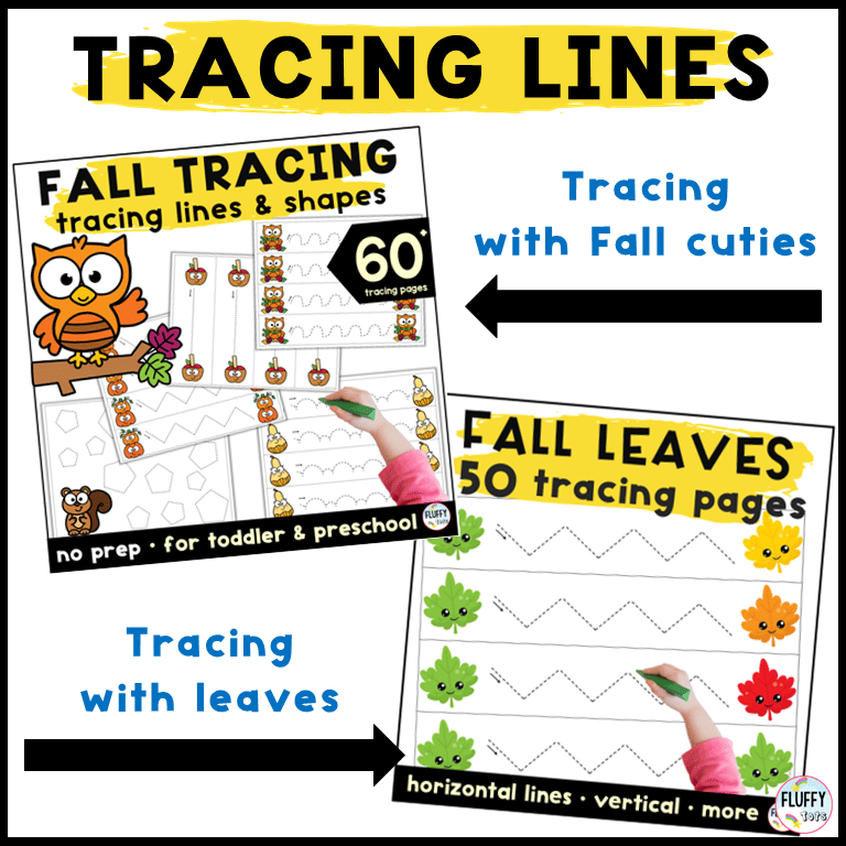 Over 500 Pages Fun & Adorable Fall Tracing Printables for Preschool and Toddler 6 Over 500 Pages Fun & Adorable Fall Tracing Printables for Preschool and Toddler 4