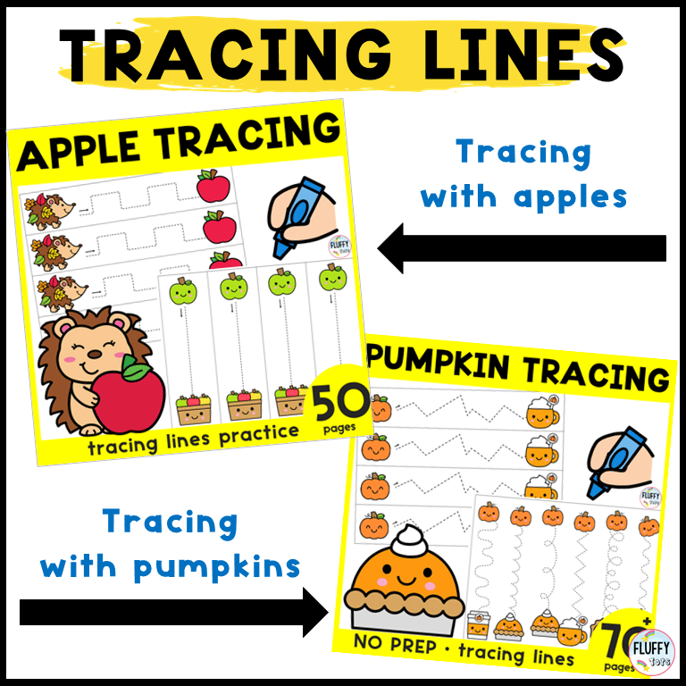 Over 500 Pages Fun & Adorable Fall Tracing Printables for Preschool and Toddler 7 Over 500 Pages Fun & Adorable Fall Tracing Printables for Preschool and Toddler 5