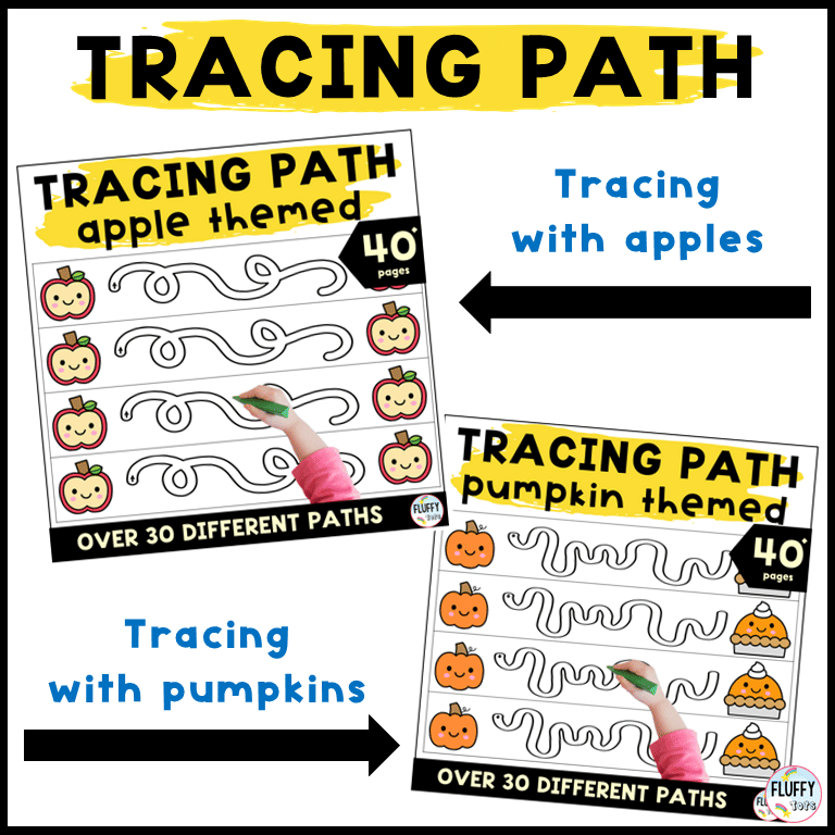 Over 500 Pages Fun & Adorable Fall Tracing Printables for Preschool and Toddler 5 Over 500 Pages Fun & Adorable Fall Tracing Printables for Preschool and Toddler 3