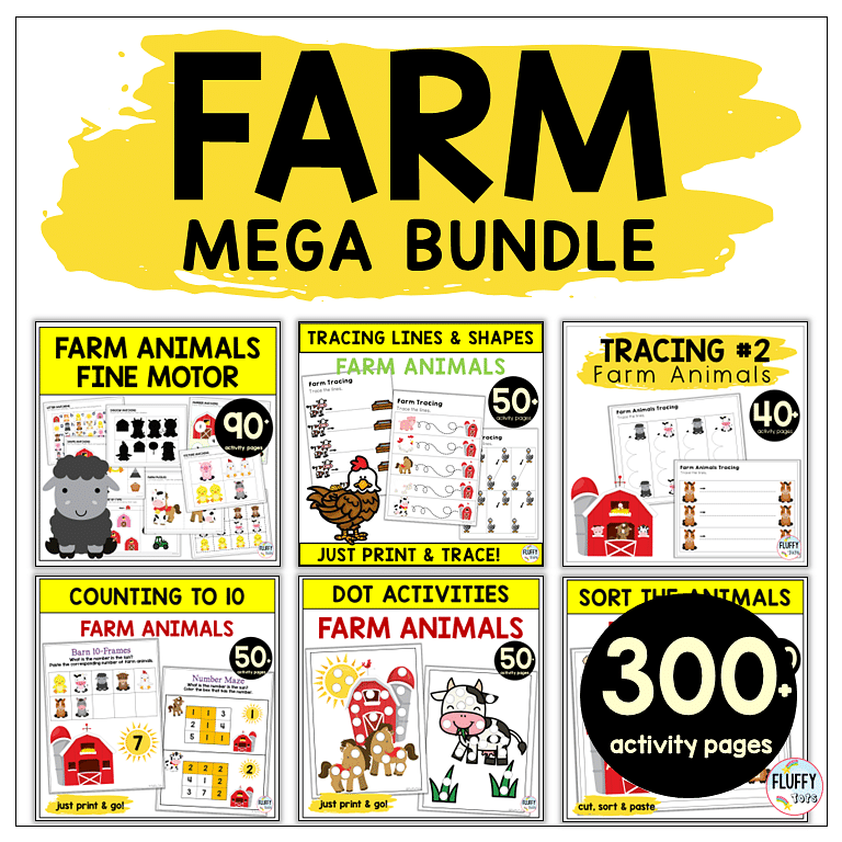 Preschool Farm Theme Printables 3
