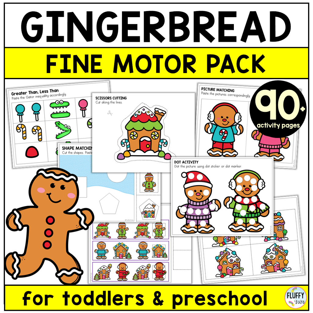 7 Fun Gingerbread Printables for Toddler & Preschool Gingerbread Week 14 7 Fun Gingerbread Printables for Toddler & Preschool Gingerbread Week 11