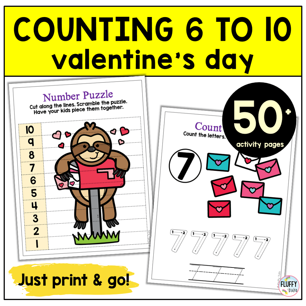 200+ Pages of Fun Valentine's Day Preschool Math Worksheets 22 200+ Pages of Fun Valentine's Day Preschool Math Worksheets 16