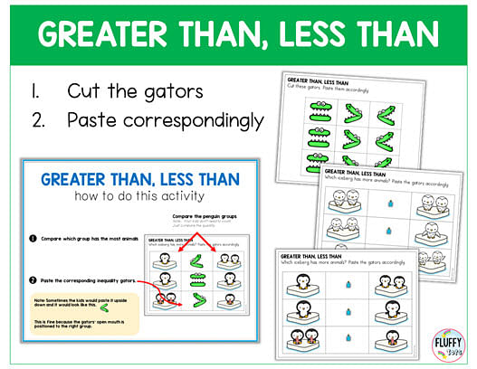 8 Fun Math & Letter Arctic Animals Preschool Printables 7 arctic animals preschool math activities