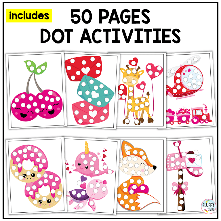 200+ Easy-to-Use Pages Preschool Valentine's Day Fine Motor 2 Toddler and Preschool Valentine's Day Fine Motor