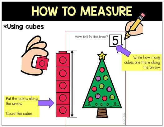 70+ Exciting Non-Standard Christmas Measurement Activities Card 4 70+ Exciting Non-Standard Christmas Measurement Activities Card 4