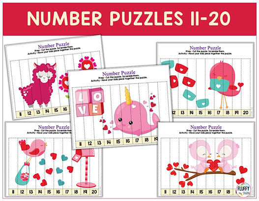 200+ Pages of Fun Valentine's Day Preschool Math Worksheets 7 200+ Pages of Fun Valentine's Day Preschool Math Worksheets 4
