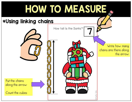 70+ Exciting Non-Standard Christmas Measurement Activities Card 3 70+ Exciting Non-Standard Christmas Measurement Activities Card 3