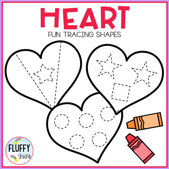 70 Fun & Easy Heart Tracing Worksheet for Preschool Fine Motor 5 70 Fun & Easy Heart Tracing Worksheet for Preschool Fine Motor 5