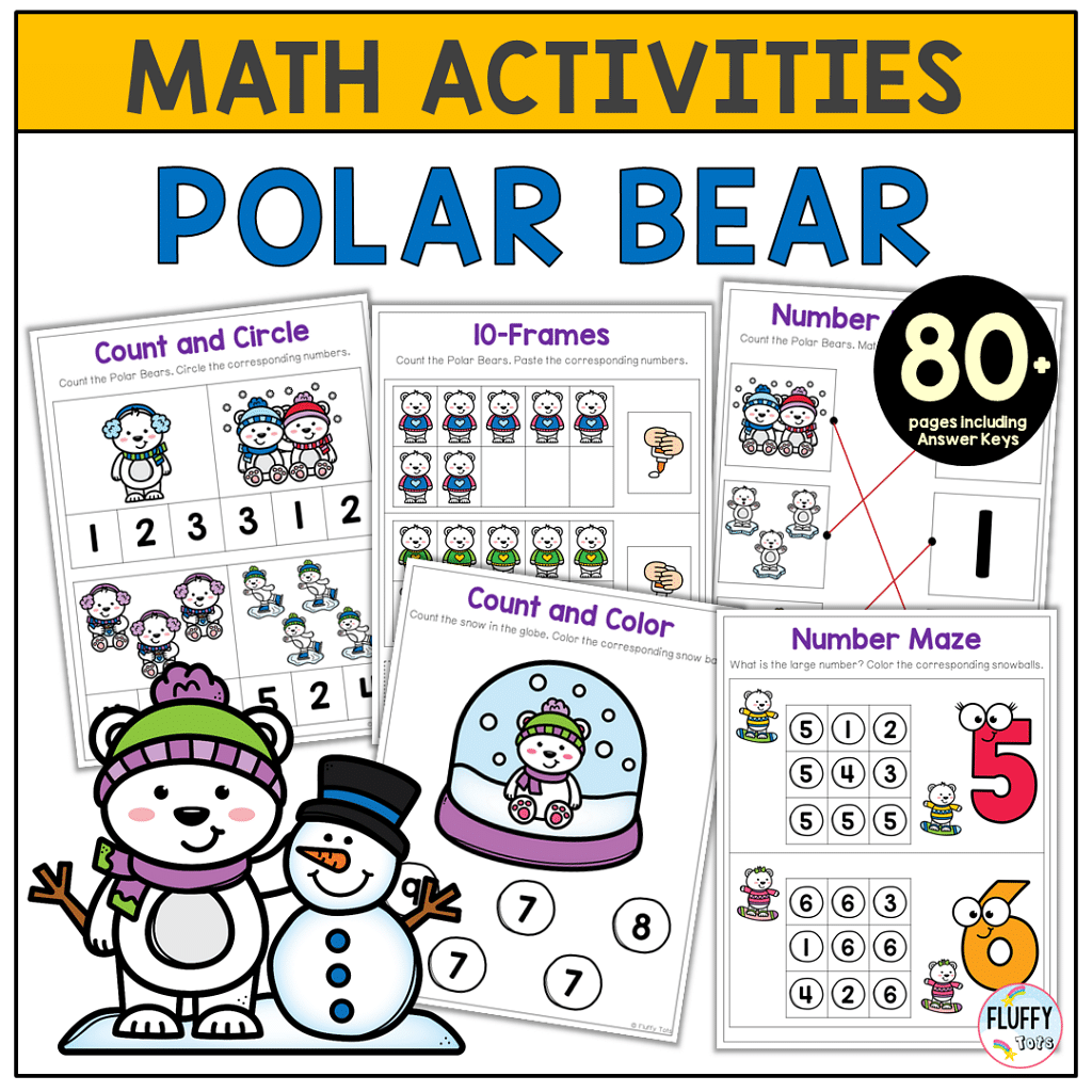 6 Adorable Polar Bear Activities for Preschoolers & Books 6 6 Adorable Polar Bear Activities for Preschoolers & Books 3