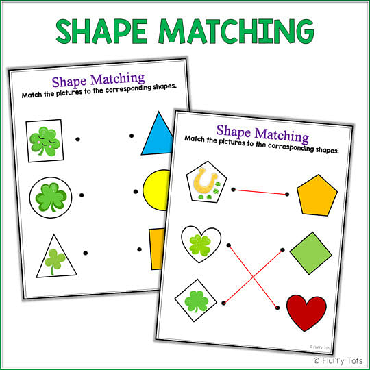 St Patrick's Day Math Activities for Preschoolers : Exciting 10+ Activities 6 St Patrick's Day math activities worksheets