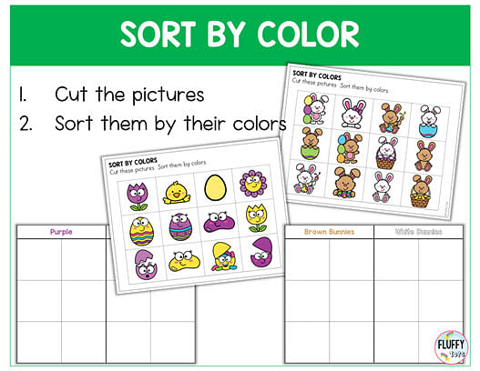 Easter printable activities for toddler