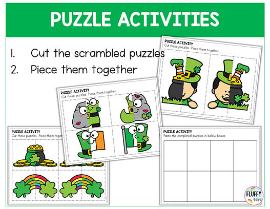 70+ Pages of Fun St Patrick's Day Fine Motor for Toddler and Preschool 17 Preschool St Patrick's Day fine motor activities