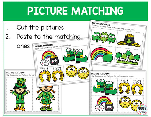 70+ Pages of Fun St Patrick's Day Fine Motor for Toddler and Preschool 13 St Patrick's Day fine motor activities visual discrimination