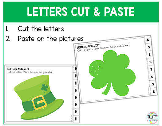 70+ Pages of Fun St Patrick's Day Fine Motor for Toddler and Preschool 20 St Patrick's Day literacy activities