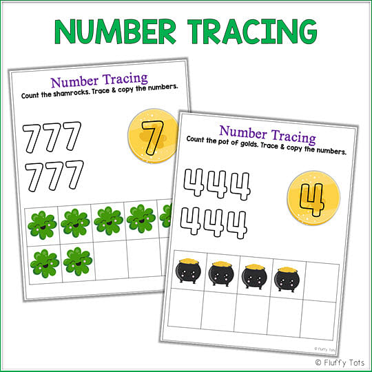 St Patrick's Day Math Activities for Preschoolers : Exciting 10+ Activities 11 St Patrick's Day math and number activities