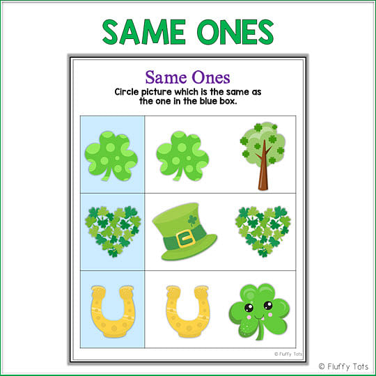 St Patrick's Day Math Activities for Preschoolers : Exciting 10+ Activities 4 St Patrick's Day math activities for preschoolers