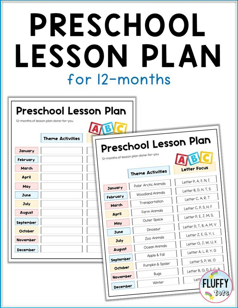 How I Make Preschool Lesson Plan to Homeschool My Children (and you can too) 2 How I make easy preschool lesson plan to homeschool my children