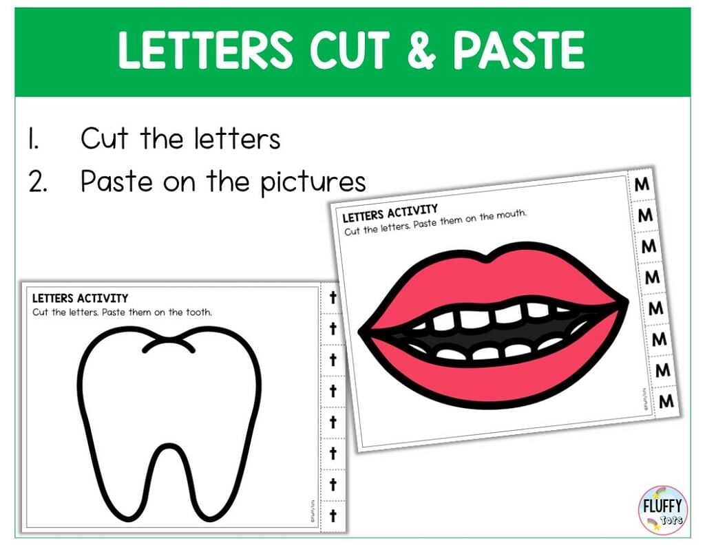 50 Pages of Fun Dental Printables for Toddler and Preschool 18 50 Pages of Fun Dental Printables for Toddler and Preschool 18