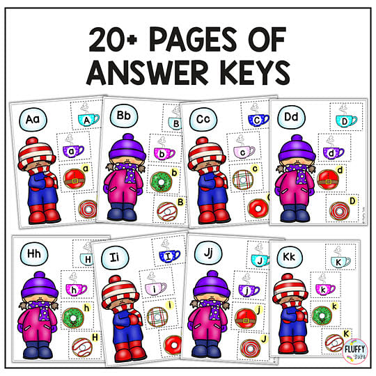 Fun & Easy-to-Use Hot Cocoa Preschool Letter Activities 5