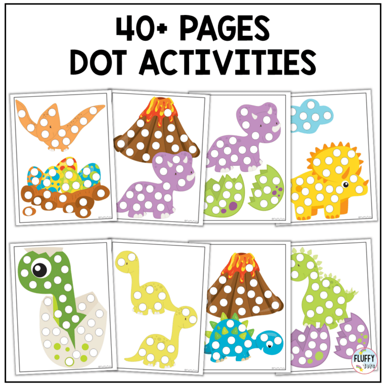 6 Easy Activities for Dinosaur Lesson Plan - FluffyTots