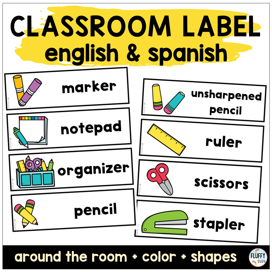 Free Printable Classroom Labels With Pictures Free Printable Classroom Labels With Pictures