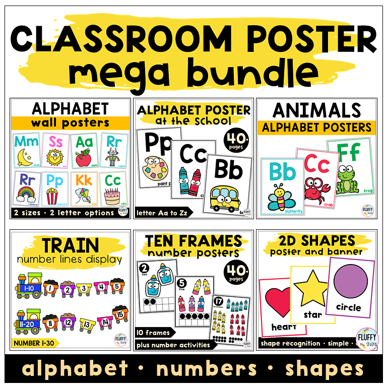 Back to School Alphabet Poster : FREE 2 Types of Alphabet Posters 4 Back to School Alphabet Poster : FREE 2 Types of Alphabet Posters 1