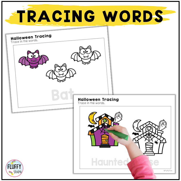 Fun 100+ Pages Non-Spooky Halloween Tracing Worksheets for Toddler and Preschooler 6 Fun 100+ Pages Non-Spooky Halloween Tracing Worksheets for Toddler and Preschooler 6