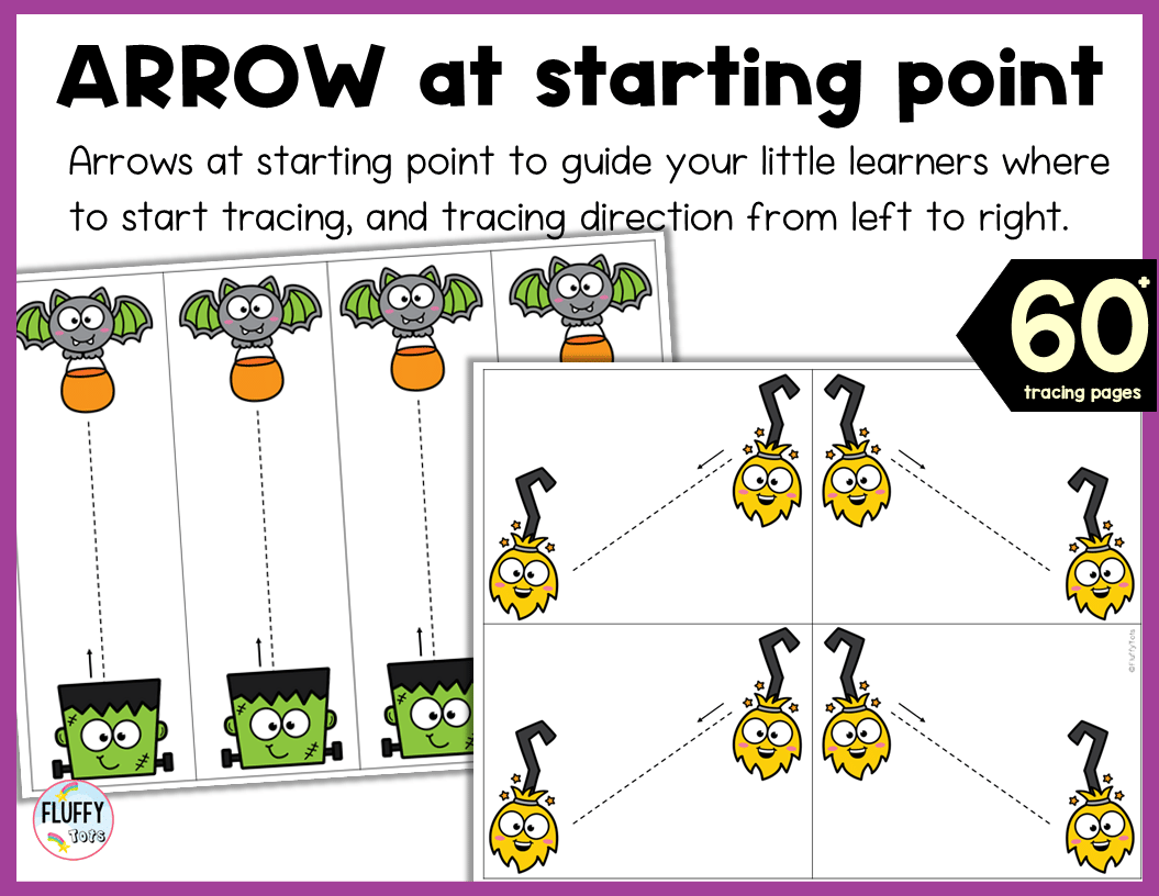 Fun 60+ Pages Non-Spooky Halloween Tracing Worksheets to Make Tracing Festive & Engaging 5 Fun 60+ Pages Non-Spooky Halloween Tracing Worksheets to Make Tracing Festive & Engaging 4