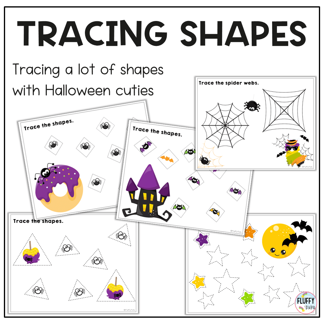 Fun 50+ Pages Non-Spooky Halloween Tracing Printable for Toddlers and Preschoolers 5 Fun 50+ Pages Non-Spooky Halloween Tracing Printable for Toddlers and Preschoolers 4
