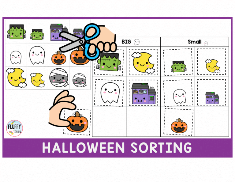 Halloween sorting by attributes