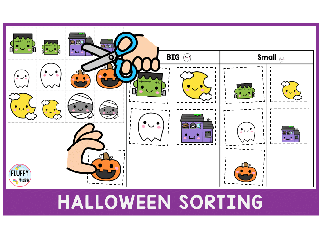 Halloween sorting by attributes