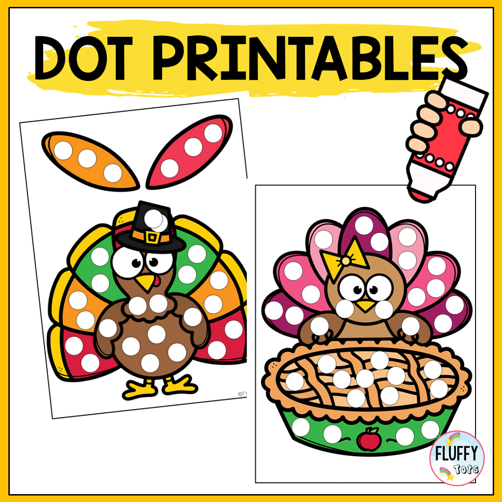6 Thanksgiving Fine Motor Printables Activities for Toddlers & Preschool Kids 1 6 Thanksgiving Fine Motor Printables Activities for Toddlers & Preschool Kids 1