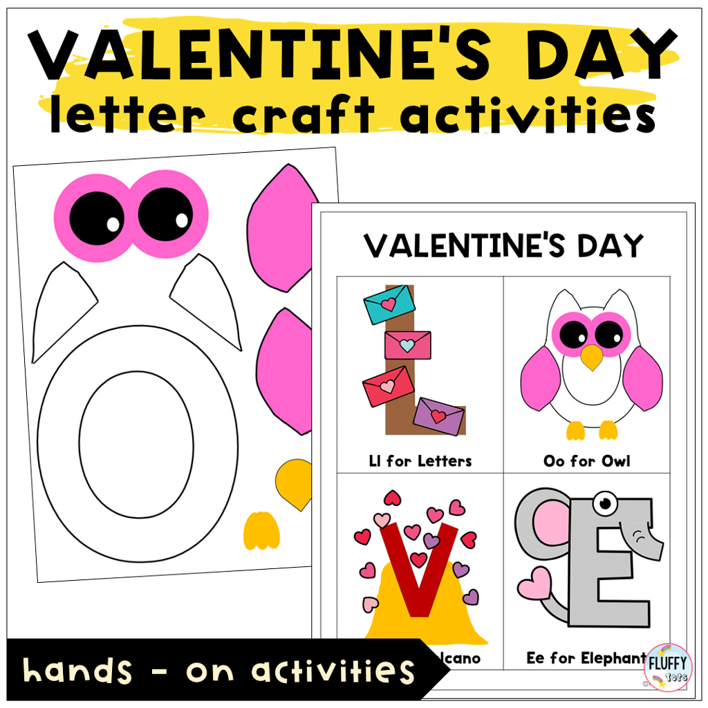 Fun Valentine's Day Lesson Plan Ideas for Toddler and Preschool for 4 Days 2 february valentine's day lesson plan for letter craft activities
