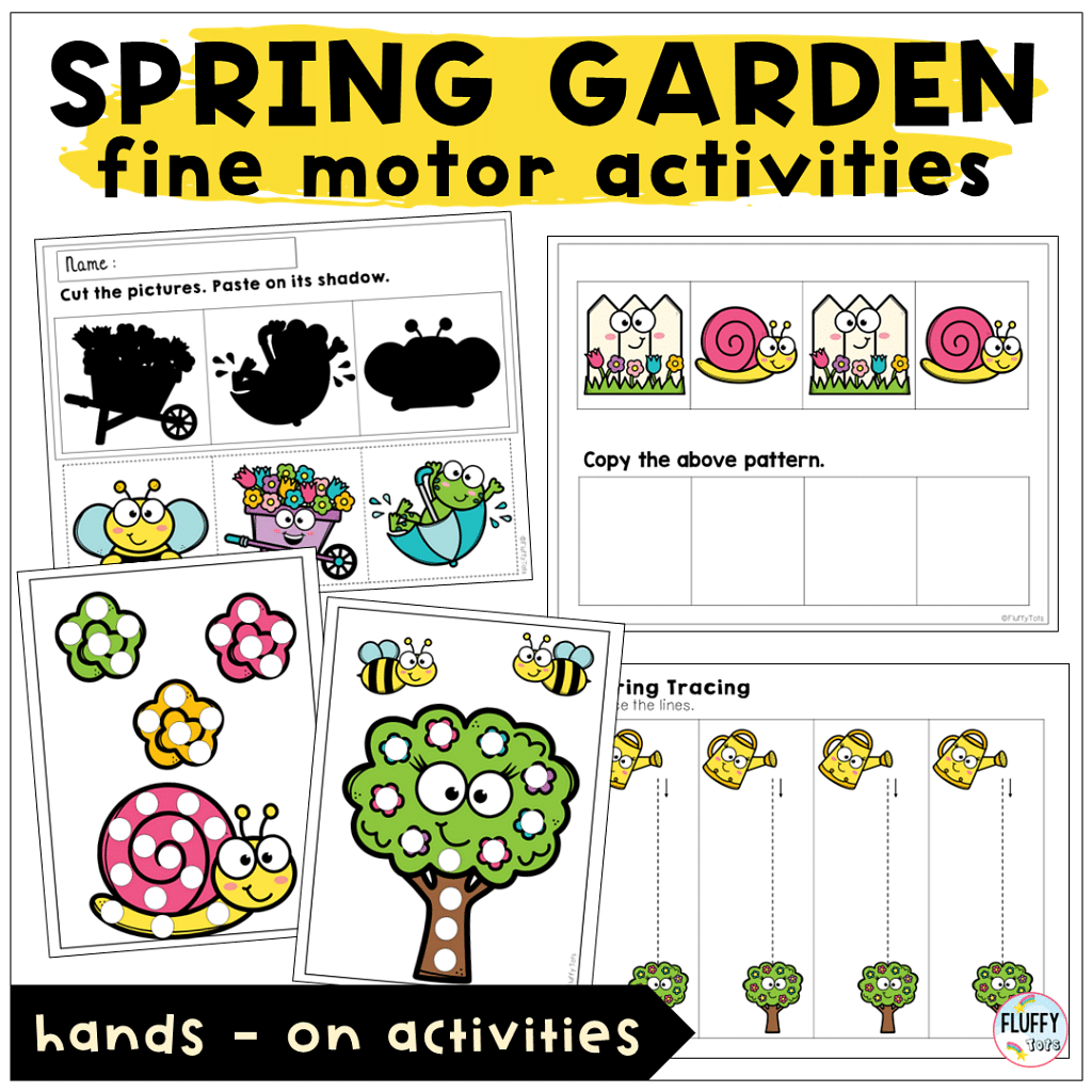 Best Spring Lesson Plan for Toddler and Preschool with 3 Main Activities 3 Fine motor activities for preschool Spring Lesson Plan