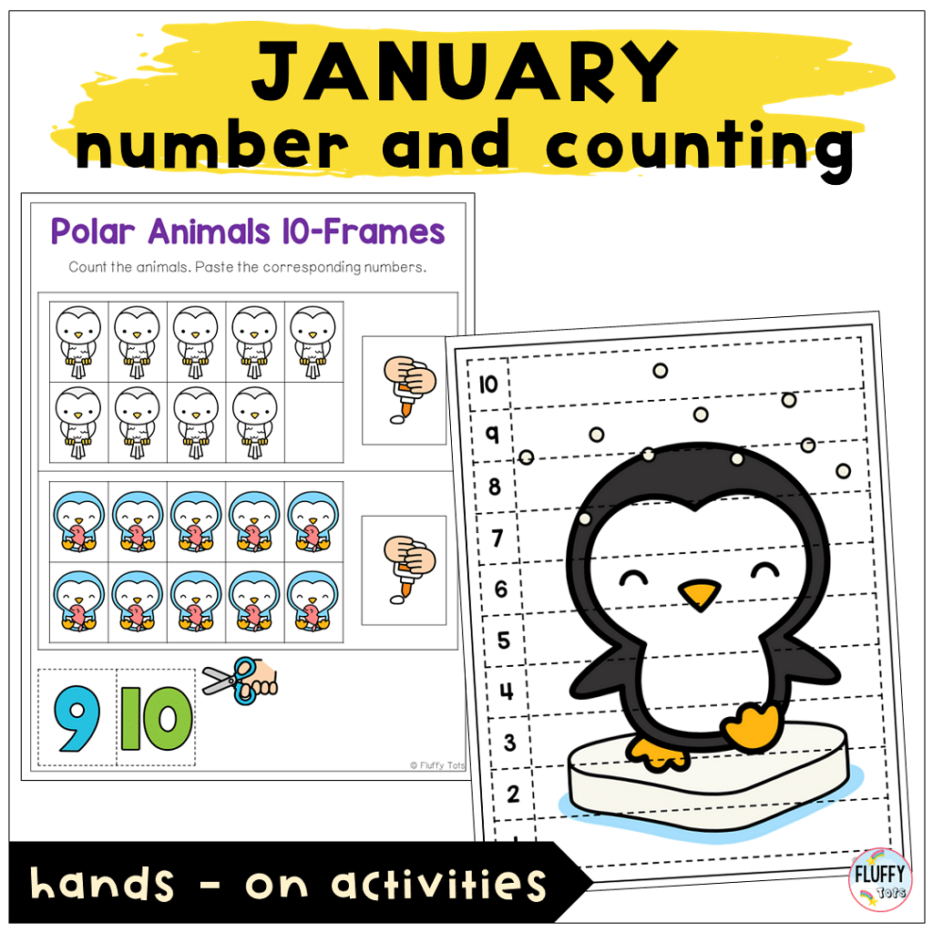 Fun January Lesson Plan Ideas for Toddler and Preschool with 3 Main Activities 4 January lesson plan math activity ideas preschool