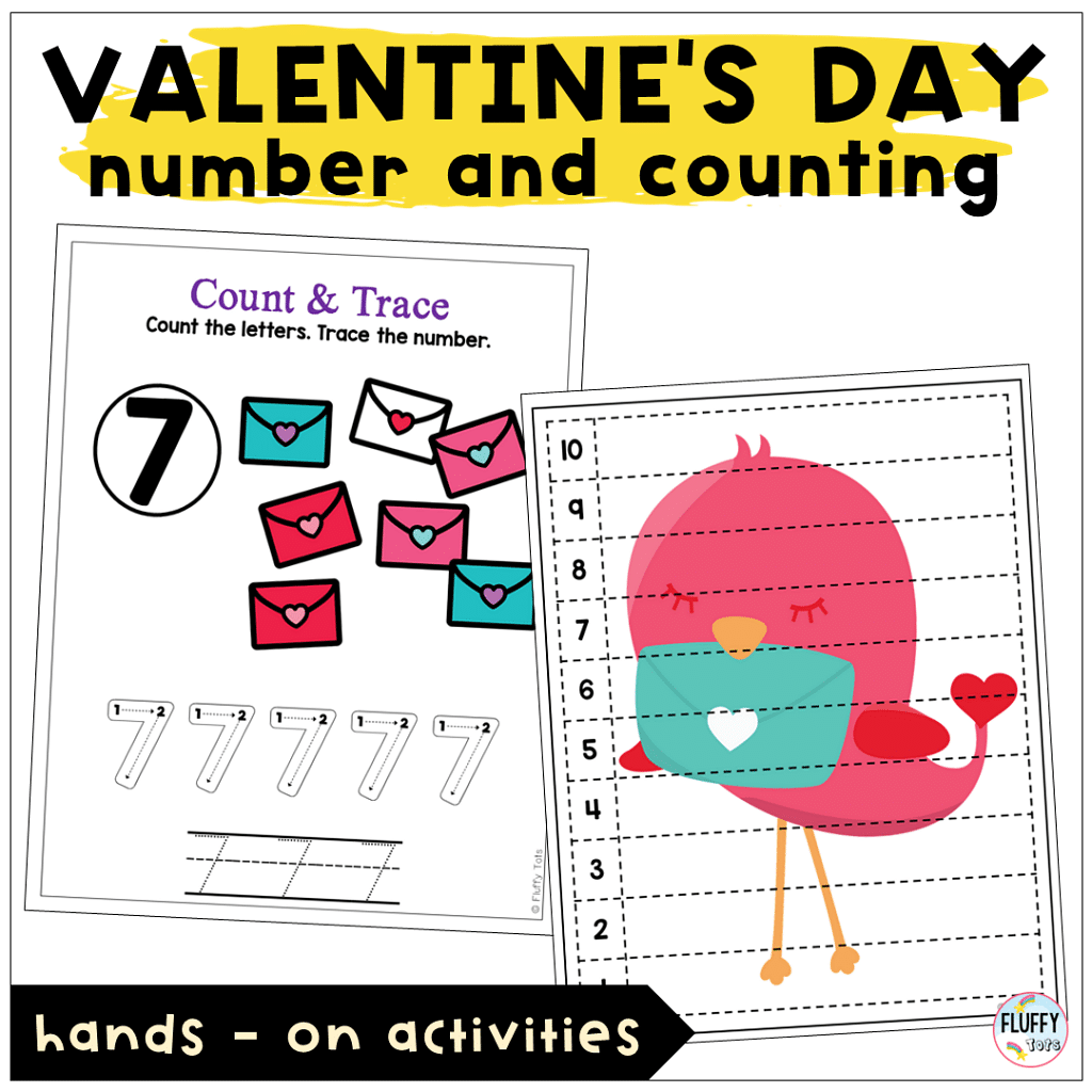 Fun Valentine's Day Lesson Plan Ideas for Toddler and Preschool for 4 Days 4 february valentine's day math activities preschoolers