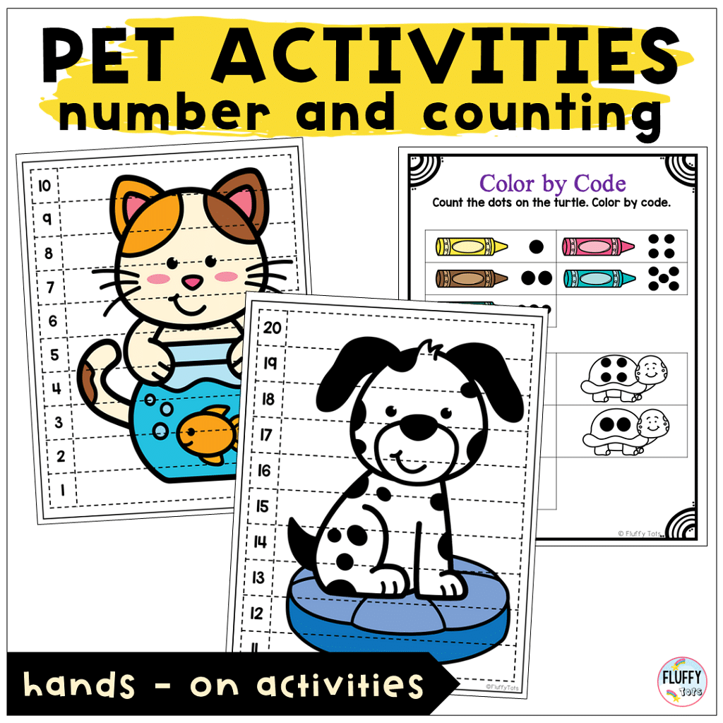 Cute Pet Lesson Plan Ideas for Toddler and Preschool for 4 Exciting Days 4 Pet Activities for Toddler and Preschool
