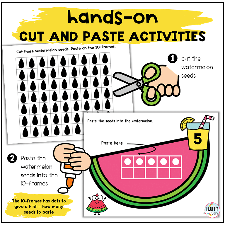 Lemonade 10-Frames Cards : FREE Counting 1-10 Printables 4
