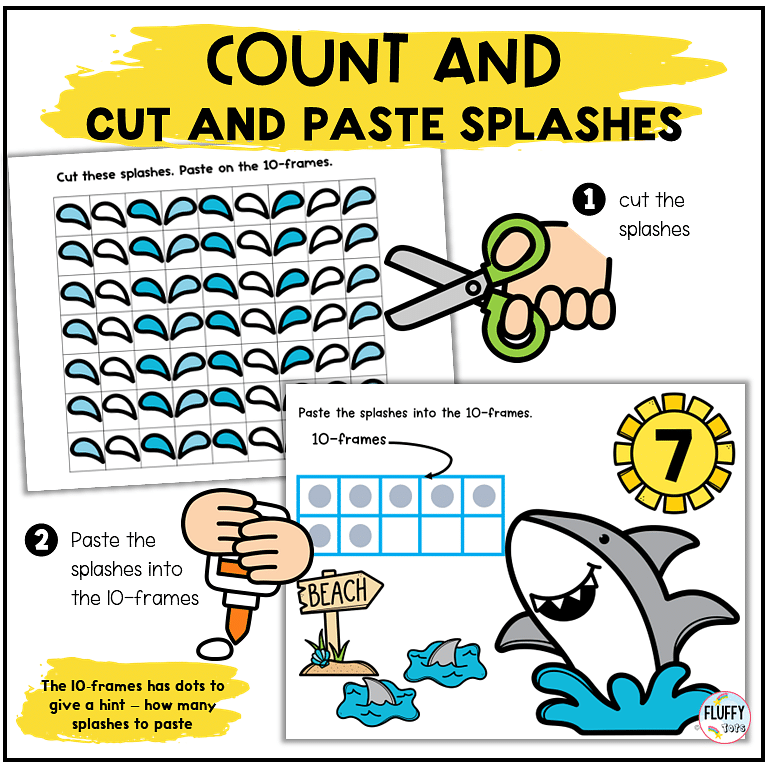 Lemonade 10-Frames Cards : FREE Counting 1-10 Printables 5