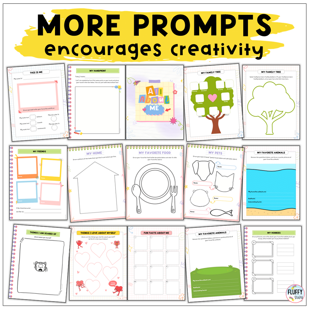 30+ Pages of All About Me Worksheet Fun Activities for First and Second Grade Kids 5 All About Me Worksheet activities for first grade kids